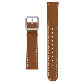 LEATHER STRAP 18MM BROWN
