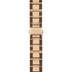 OYSTER METAL LINK WRISTBAND ROSE GOLD 18MM