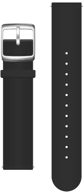 SILICONE STRAP 20MM BLACK