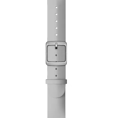 SILICONE STRAP 18MM GREY