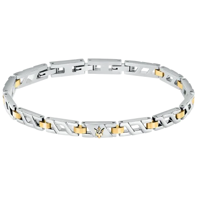 MASERATI ICONIC BRACELET SS YG  JM124AVD38