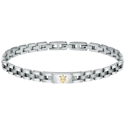 MASERATI BRACELET NATURAL DIAMONDS SS YG JM221ATY04