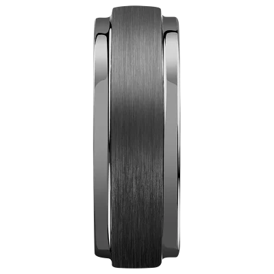 MASERATI CERAMIC RING BAND BLACK JM223ATZ25