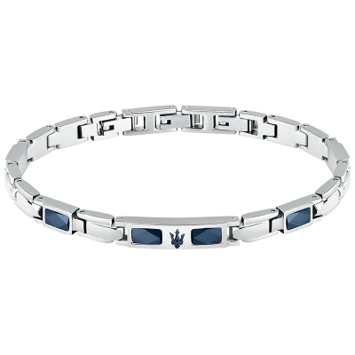 MASERATI CERAMIC BRACELET SS BLUE JM224ATZ39