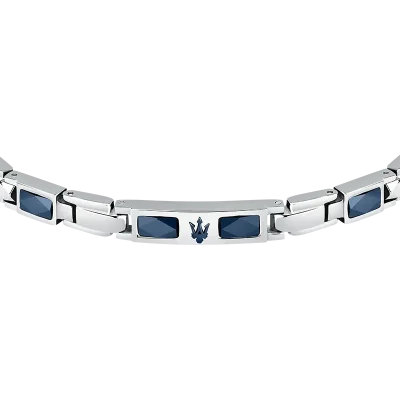 MASERATI CERAMIC BRACELET SS BLUE JM224ATZ39