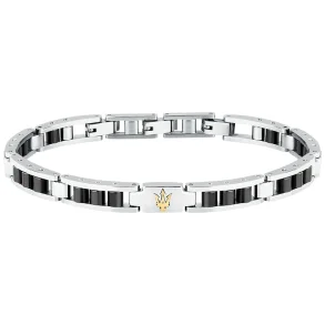 MASERATI CERAMIC BRACELET SS BLACK JM225ATZ57