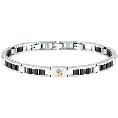 MASERATI CERAMIC BRACELET SS BLACK JM225ATZ57