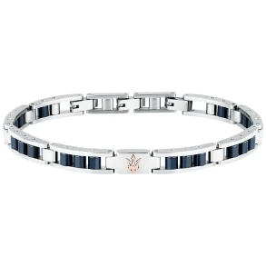MASERATI CERAMIC BRACELET SS BLUE JM225ATZ58