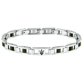 MASERATI CERAMIC BRACELET SS GREEN JM225ATZ60