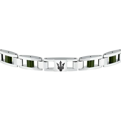 MASERATI CERAMIC BRACELET SS GREEN JM225ATZ60