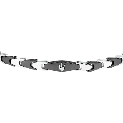 MASERATI ICONIC BRACELET SS BLACK JM225AVD83