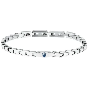 MASERATI ICONIC BRACELET SS BLUE JM225AVD85