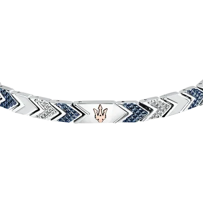 MASERATI ICONIC BRACELET SS RG BLUE JM225AVD88