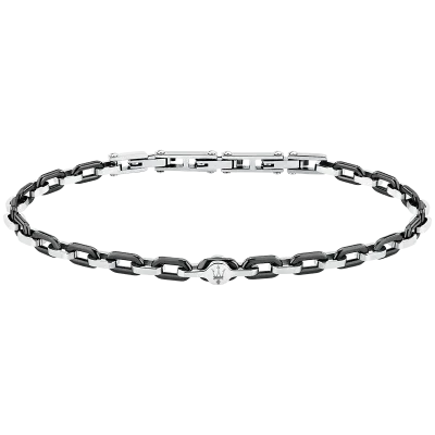 MASERATI CERAMIC BRACELET SS MIC BLACK 19+3CM JM226ATZ77