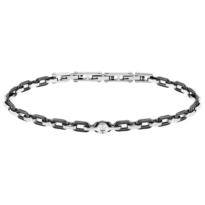 MASERATI CERAMIC BRACELET SS MIC BLACK 19+3CM JM226ATZ77