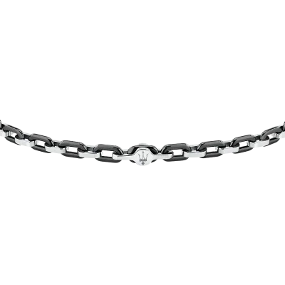MASERATI CERAMIC BRACELET SS MIC BLACK 19+3CM JM226ATZ77