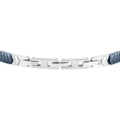 MASERATI CERAMIC BRACELET SS BLUE 18.5+3.5CM JM226ATZ87