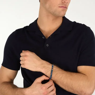 MASERATI CERAMIC BRACELET SS BLUE 18.5+3.5CM JM226ATZ87