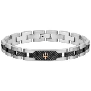 MASERATI ICONIC BRACELET SS DARK GUN JM419ASC01