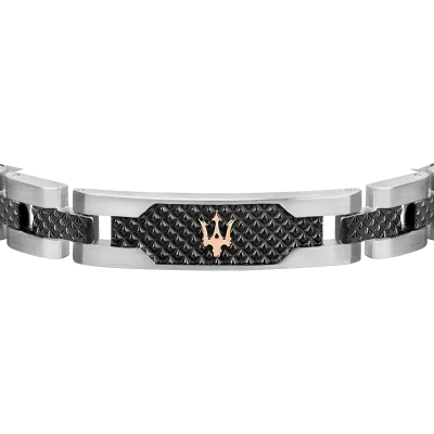 MASERATI ICONIC BRACELET SS DARK GUN JM419ASC01