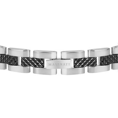 MASERATI ICONIC BRACELET SS DARK GUN JM419ASC01