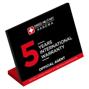 SMH OFFICIAL AGENT PLATE 5 YEAR WARRANTY