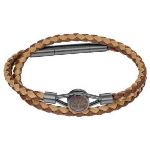 TIMBERLAND LEATHER BRACELET WHEAT TDAGB0002402